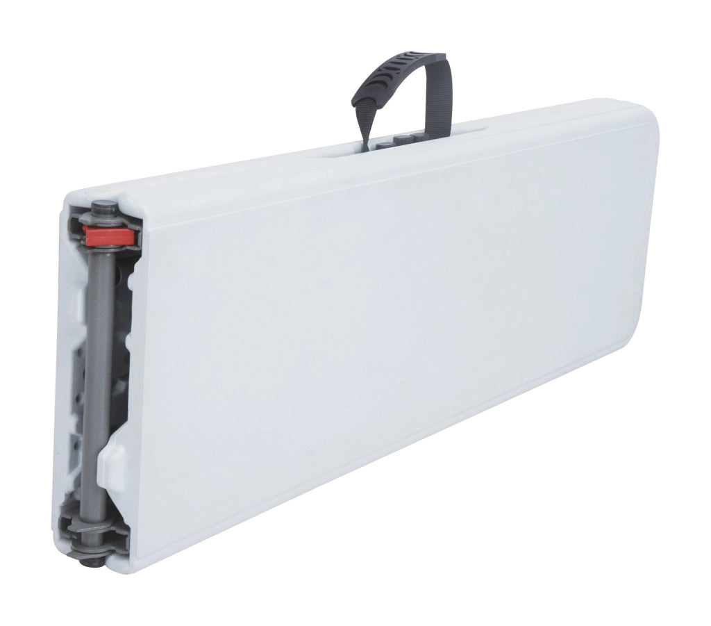 Panca Pieghevole per Catering 183x28x43 cm in Polietilene Bianca