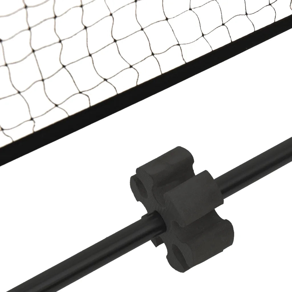 Rete da Tennis Nera e Rossa 500x100x87 cm in Poliestere 93758