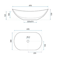 Lavabo Da Appoggio Rea Royal Mini Aiax Shiny