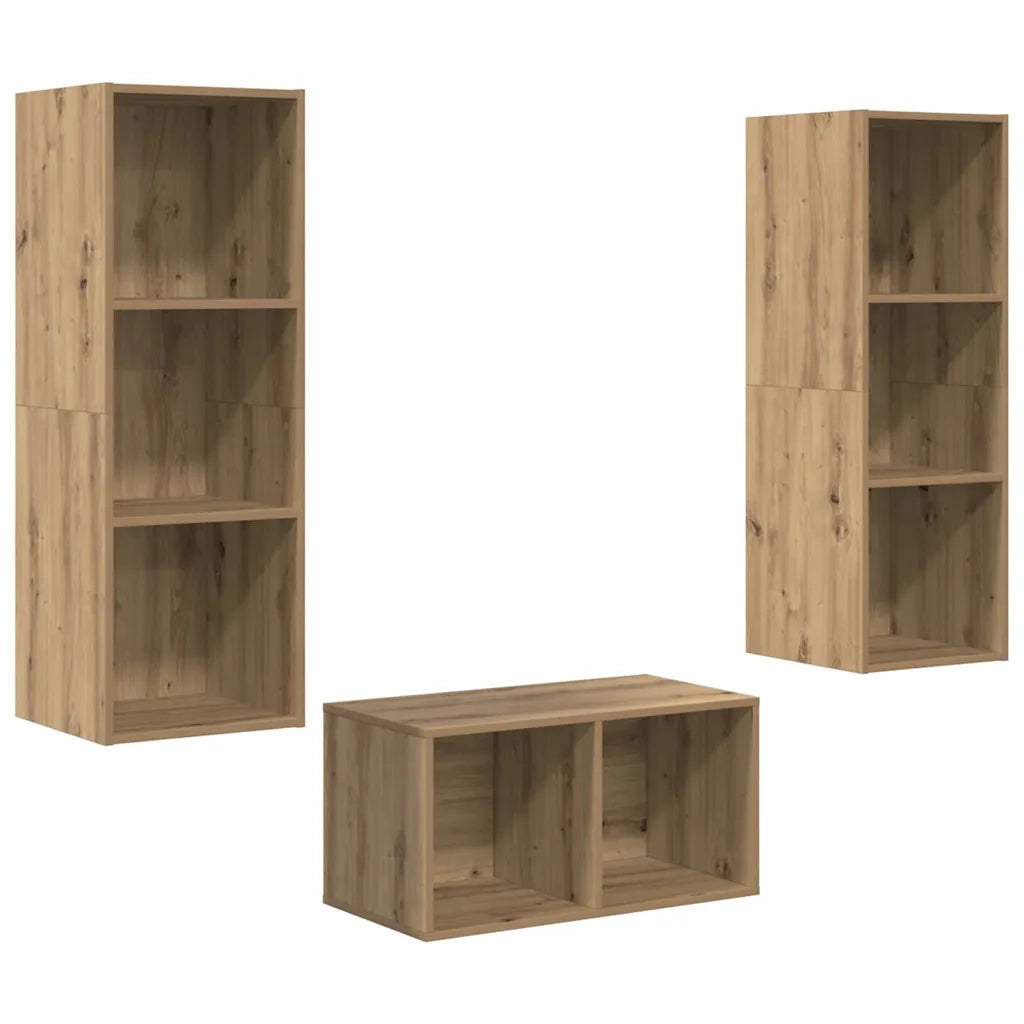 Set mobile TV-Credenza per TV Rovere artigianale 37 x 37 x 107 cm 286974