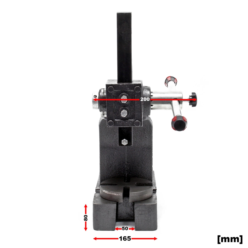 Pressa manuale a cremagliera da tavolo fino a 2 tonnellate