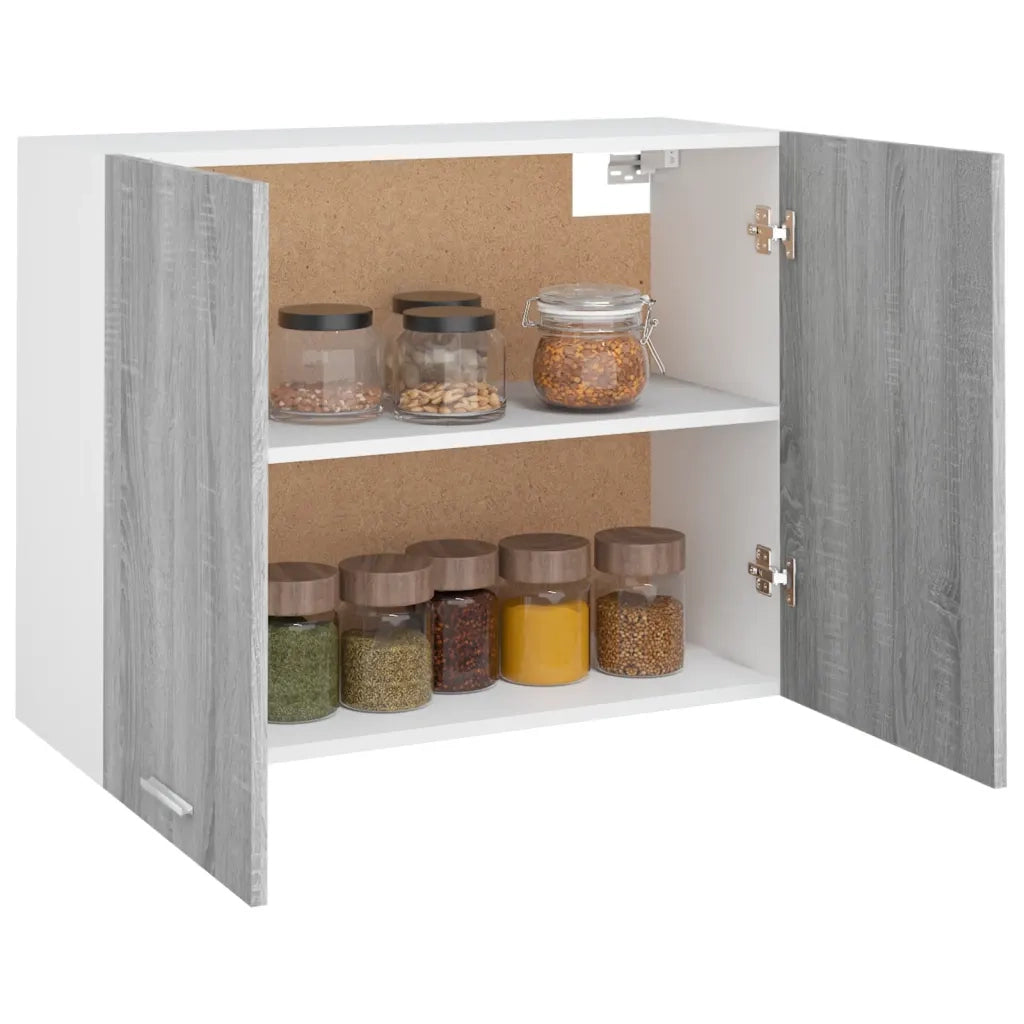 Mobile Pensile “Lyon” Grigio Sonoma 80x31x60 cm 815589