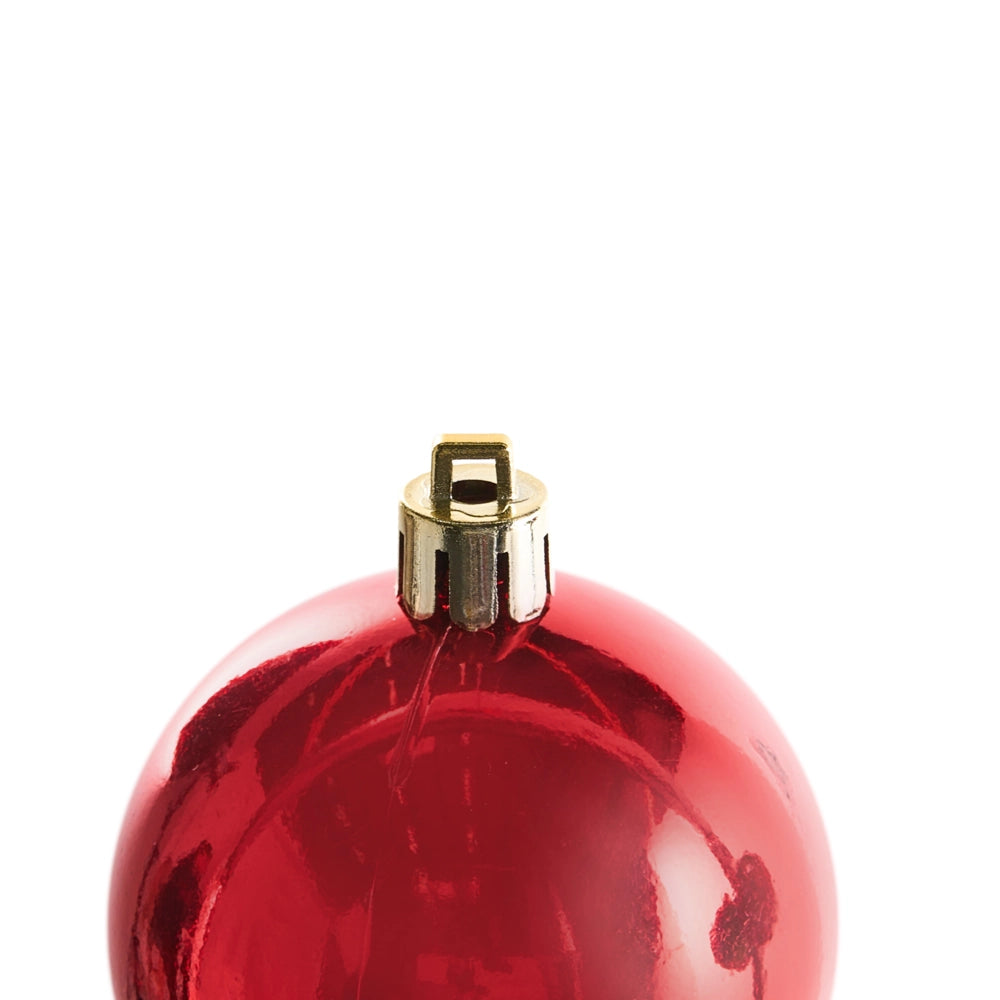 Set di 100 palle di Natale in plastica multicolore appese all'albero di Natale in stile tradizionale e moderno Palle di Natale