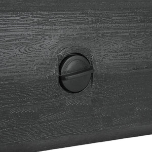 Base per Ombrellone da Giardino 3.5 m con Maniglie 49x49x36,5 cm in HDPE e Acciaio Nero