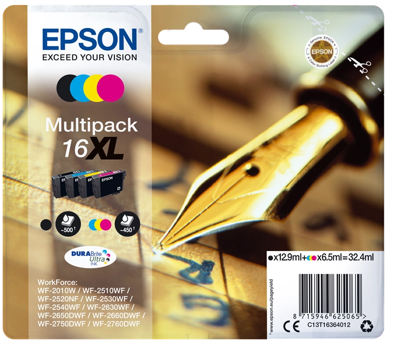 Epson Pen and crossword Multipack 16XL (4 colori)