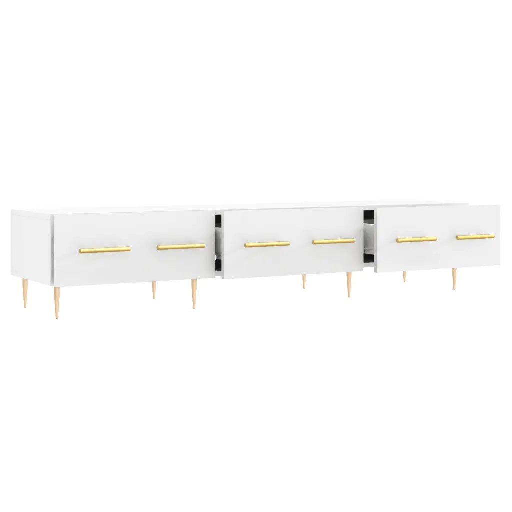 Mobile TV | Armadietto TV | Mobile Porta TV Bianco 150x36x30 cm in Legno Multistrato