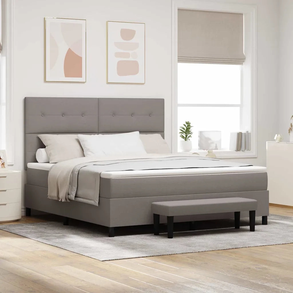 Letto a molle con testiera Talpa 180 x 200 cm Tessuto 3344090