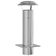 Estensione Camino Argento 25 x 25 x 65 cm Acciaio inossidabile CFW4444399