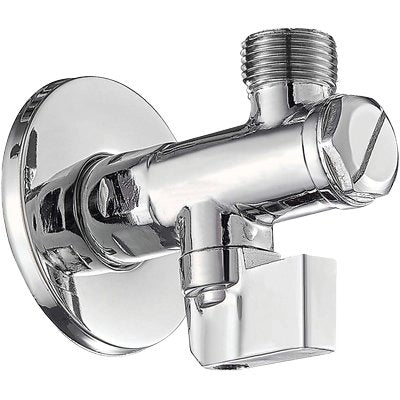 Rubinetto Valvola a Sfera Sottolavabo Ottone Cromato 1/2 x 1/2 2 Pezzi