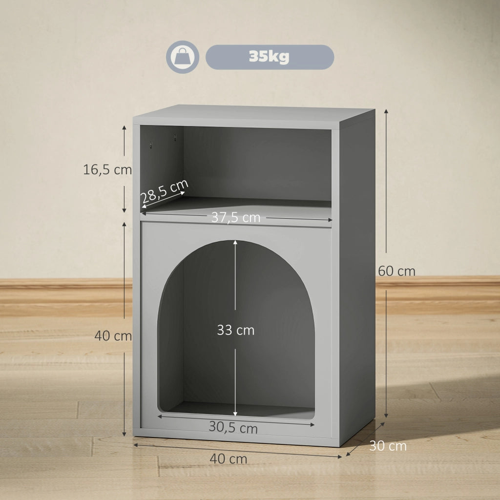 Comodino ¨C Minimal ¨C Grigio 40x30x60