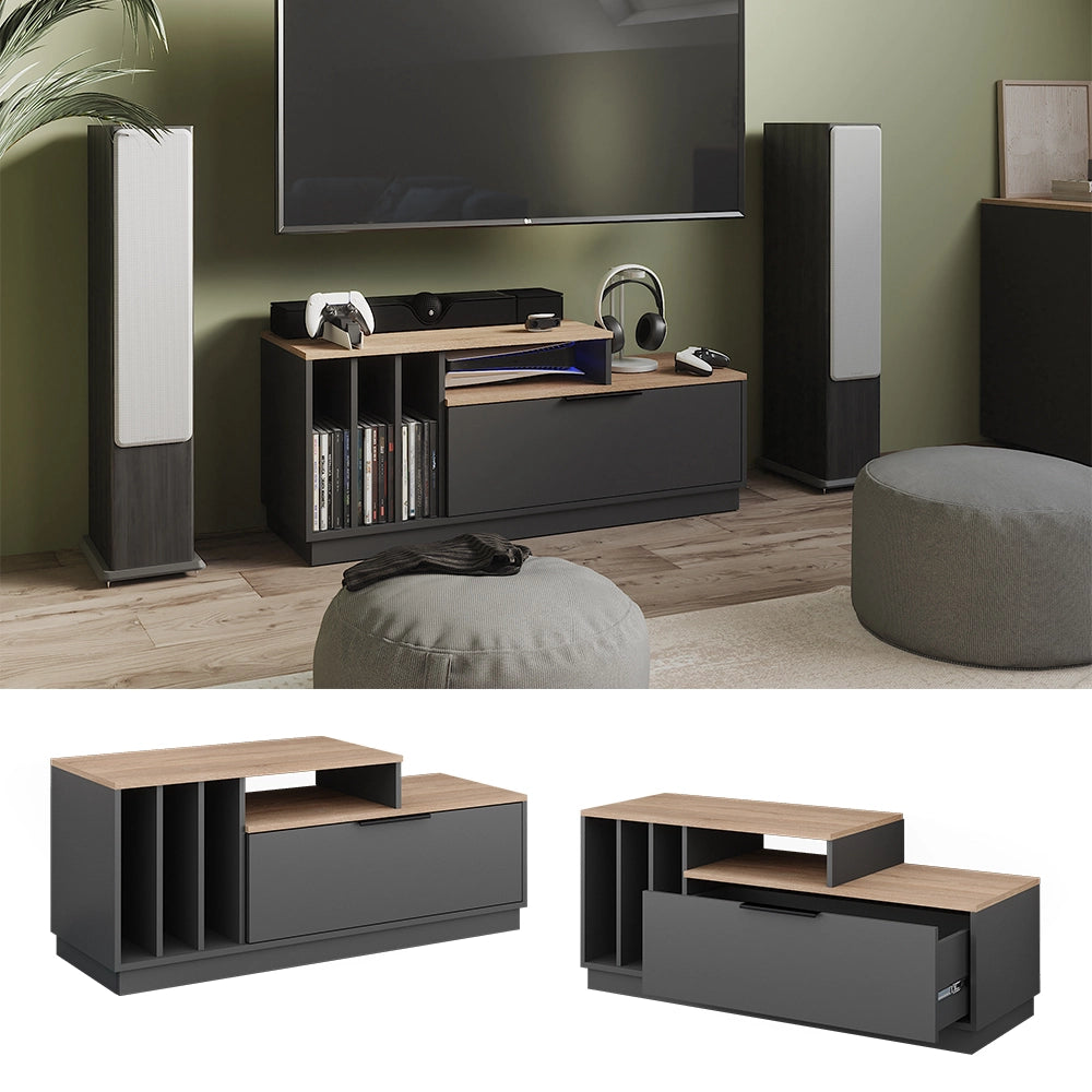 Vicco Lavagna Antracite/Sonoma 120 x 49.9 cm con 1 porta