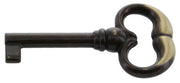 CHIAVE PER MOBILI 33730 35X62 MM BRONZO SFUMATO- METAL STYLE- 25,0 pz