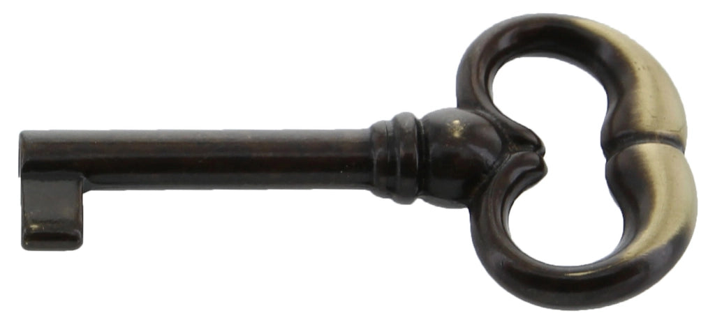 CHIAVE PER MOBILI 33730 35X62 MM BRONZO SFUMATO- METAL STYLE- 25,0 pz