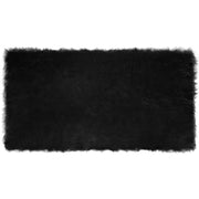 Tappeto in finta TAFALLA | Tappeto del soggiorno Nero 80 x 150 cm Poliestere