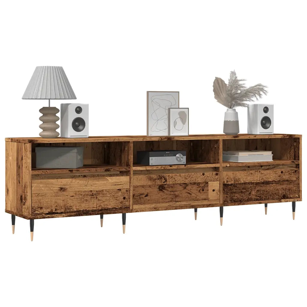 Mobile Porta TV Legno Antico 150x30x44,5 cm Legno Multistrato 857185