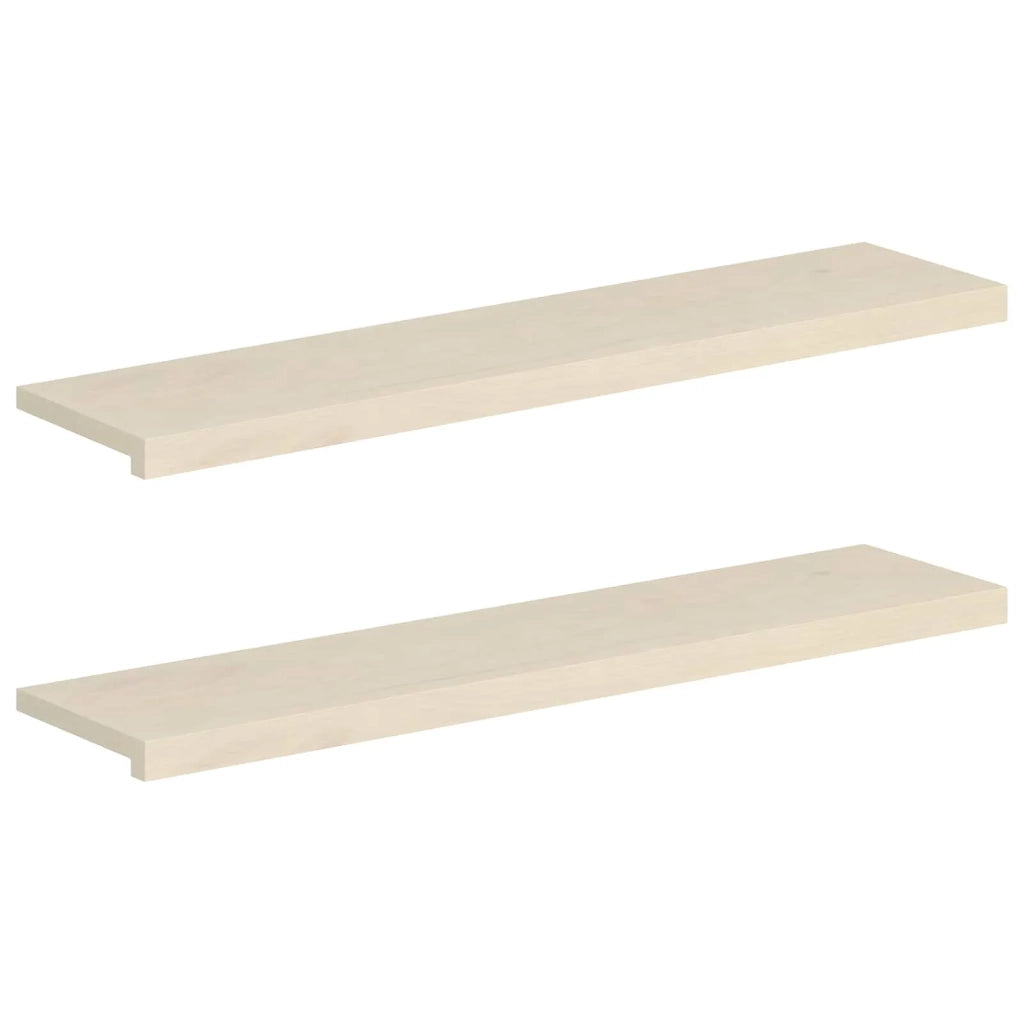 Gradini per Scale 2 pz 120 x 25 x 2 cm Bianco 3449266