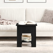 Tavolino da caffÃ¨ Nero Rovere 40x40x42 cm Legno ingegnerizzato