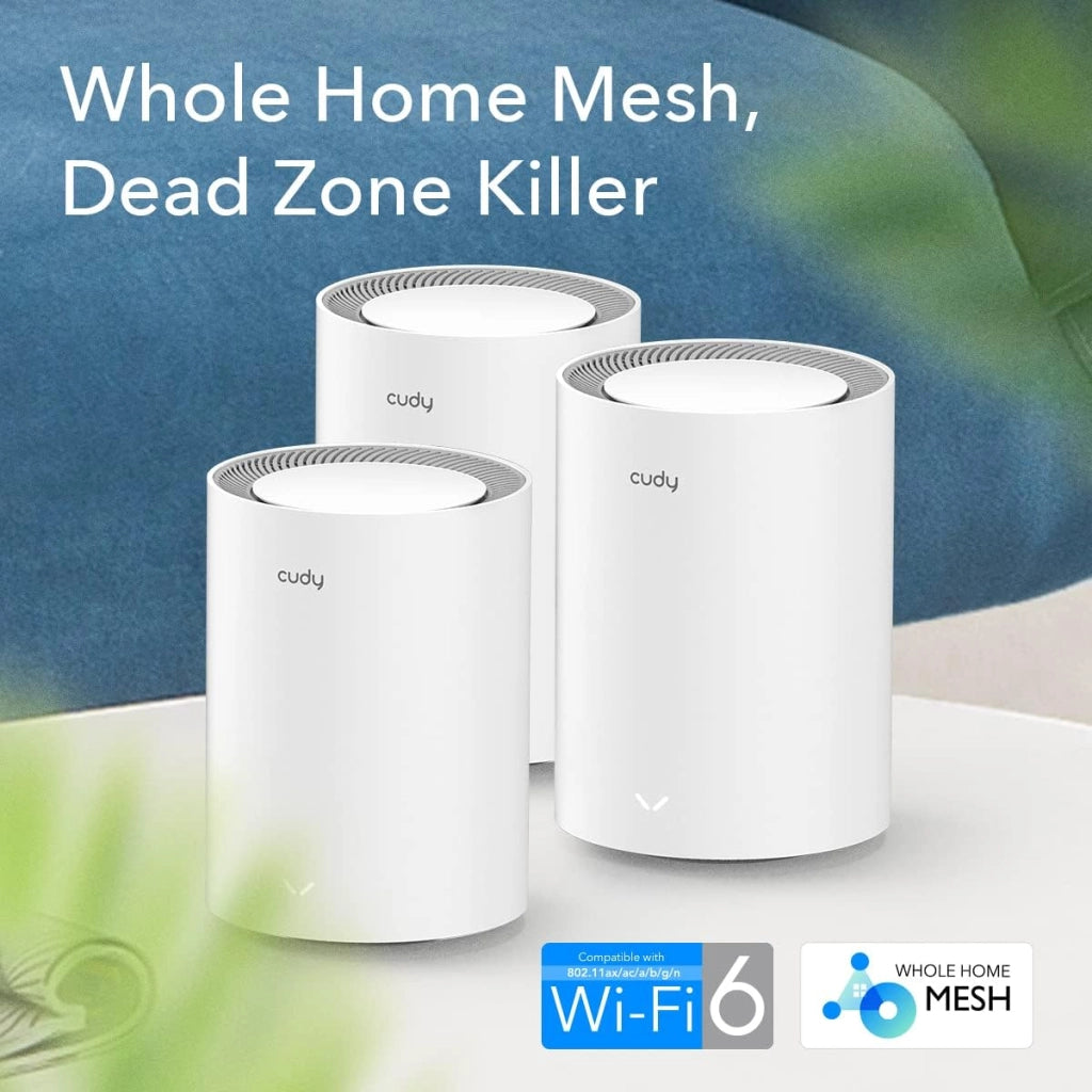 Sistema Wi-Fi 6 Mesh AX1800 Dual Band per Tutta la Casa, M1800 3pz
