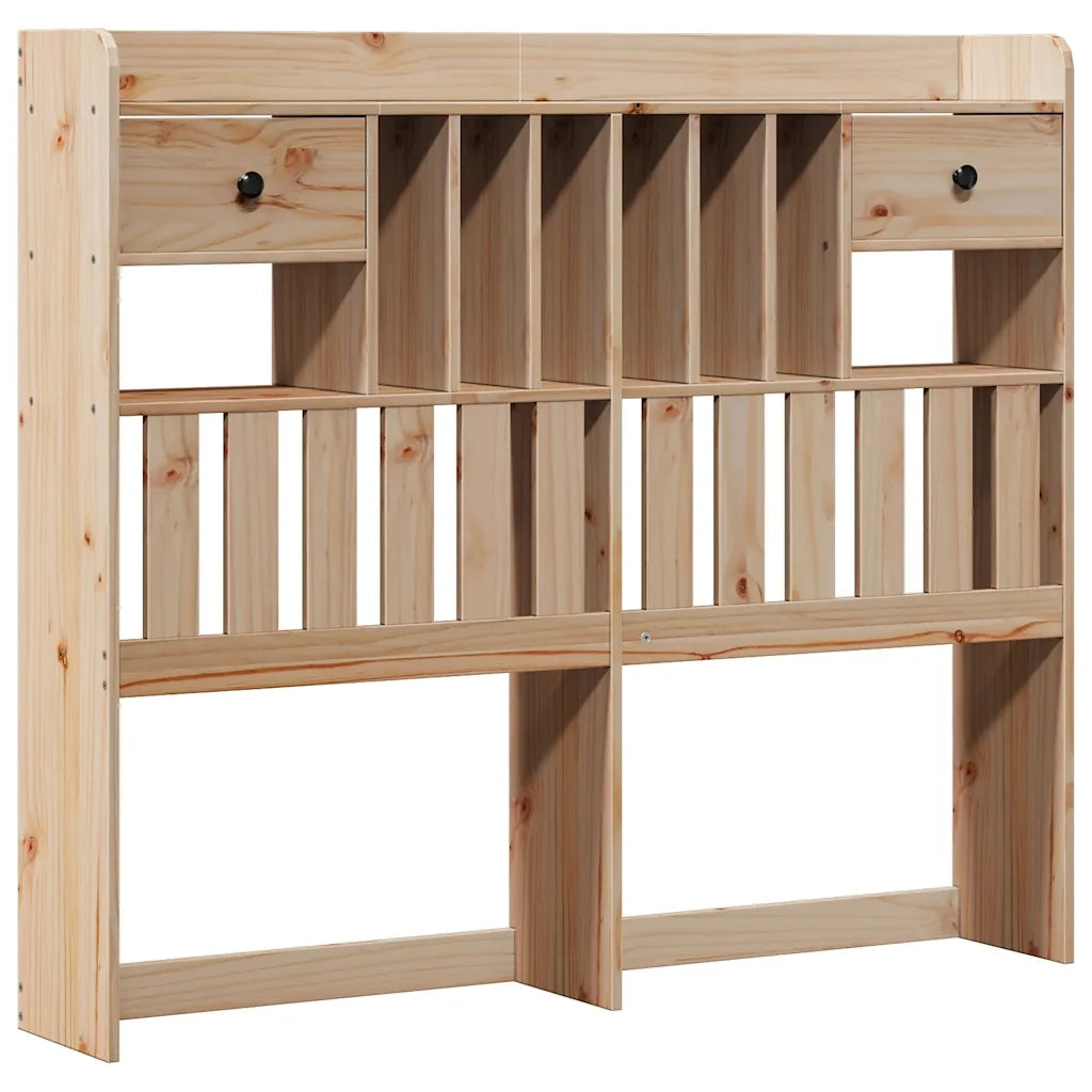 Letto Libreria senza Materasso 135x190 cm in Legno di Pino 3323983