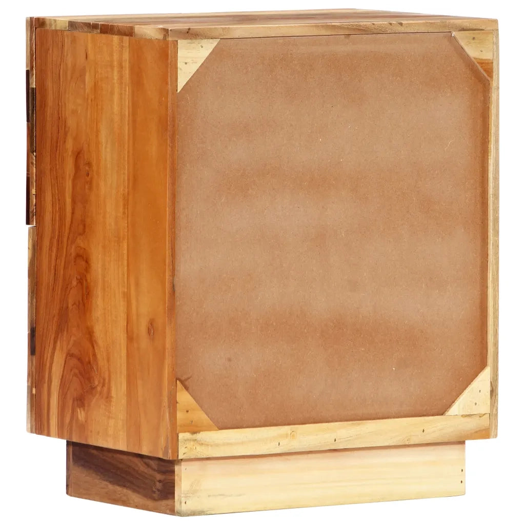 Comodino 40x30x50 cm in Legno Massello di Recupero 282731