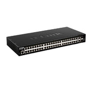 D-link dgs-1520-52/e switch di rete gestito l3 10g ethernet (100/1000/10000) 1u nero