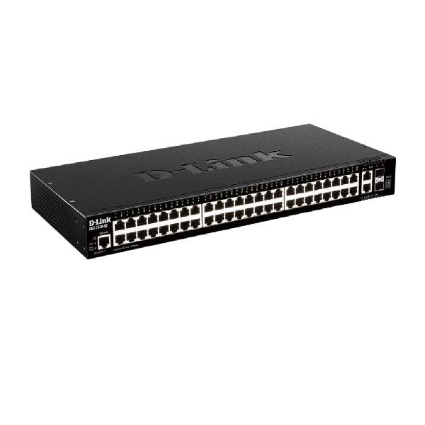 D-link dgs-1520-52/e switch di rete gestito l3 10g ethernet (100/1000/10000) 1u nero