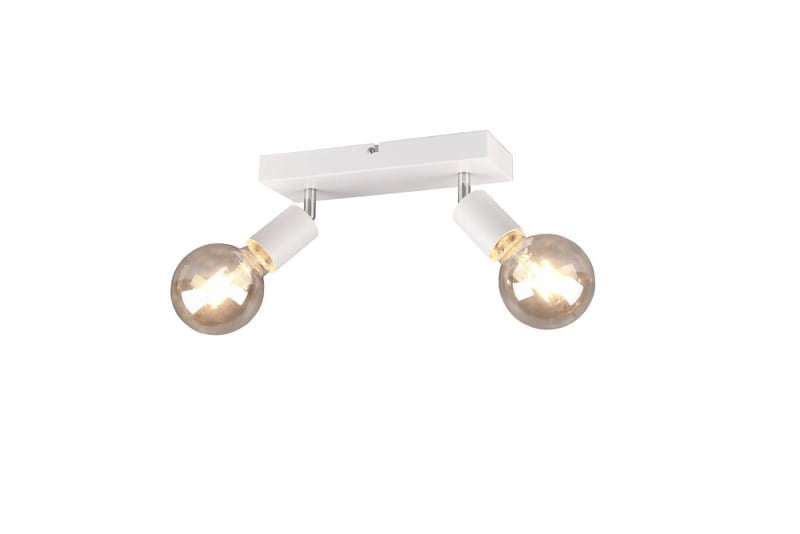 Faretto da soffitto VANNES bianco/cromo metallo 2xE27 RL