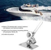Antenna VHF per barche con supporto regolabile in acciaio inossidabile - 38mm/1.50in - impermeabile.