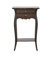 Porta telefono in legno classico mod francesino colore noce scuro