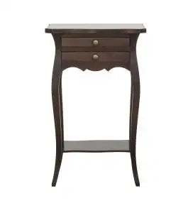 Porta telefono in legno classico mod francesino colore noce scuro