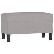 Panca Grigio chiaro 70x35x41 cm in Tessuto CFW6663859