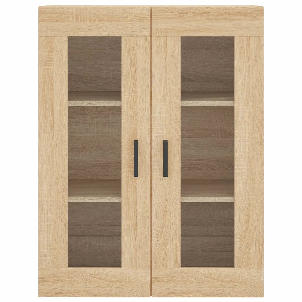 Credenza-Buffet-Armadio da cucina Rovere Sonoma 69,5x34x180 cm in Legno Multistrato 320499