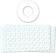 2000 ringi adesivi impermeabili, protezioni per anello, ringhi di fissaggio, 15*8cm - bianchi