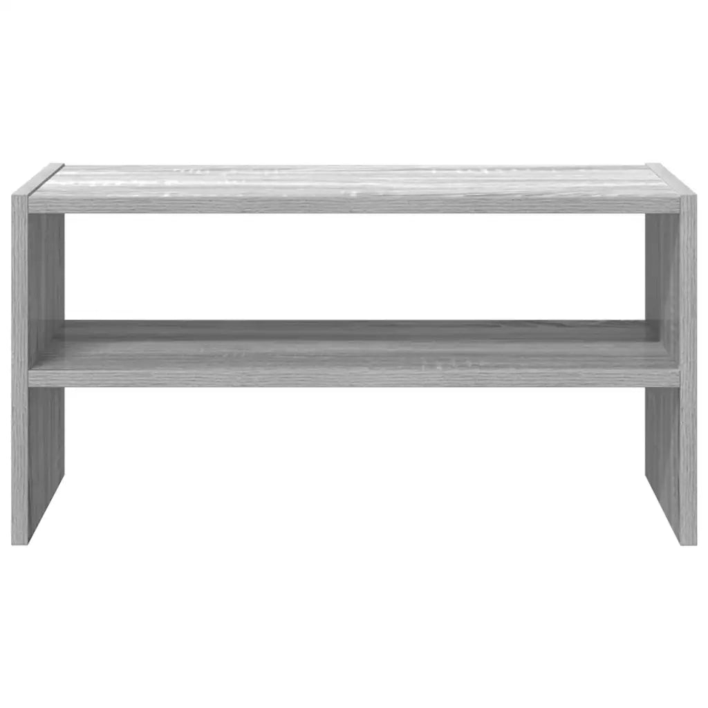 Scarpiera Impilabile Grigio Sonoma 60x30x30,5 cm 858867