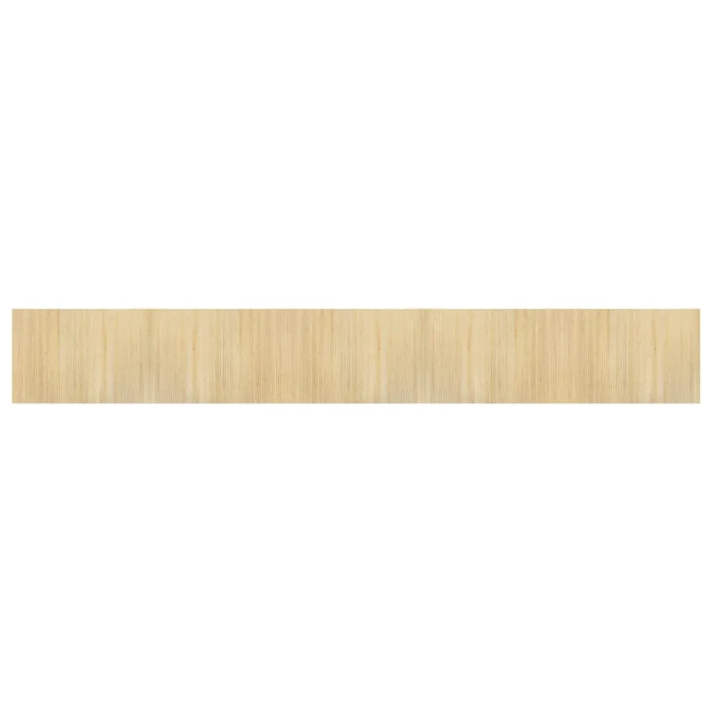 Tappeto Rettangolare Natura Chiaro 70x500 cm in Bambù 376765