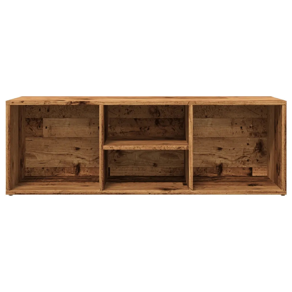 Panchina con Scarpiera Legno Antico 105x35x35 cm in Truciolato 856410