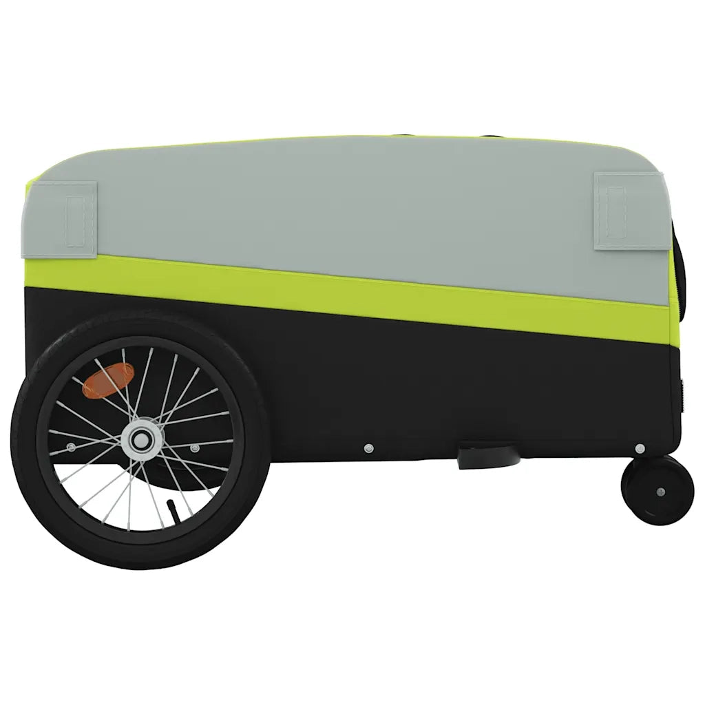 Rimorchio da Bici Nero e Verde 45 kg in Ferro CFW7697951