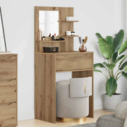 Tavoli da Trucco per Camera da Letto Rovere artigianale 889006