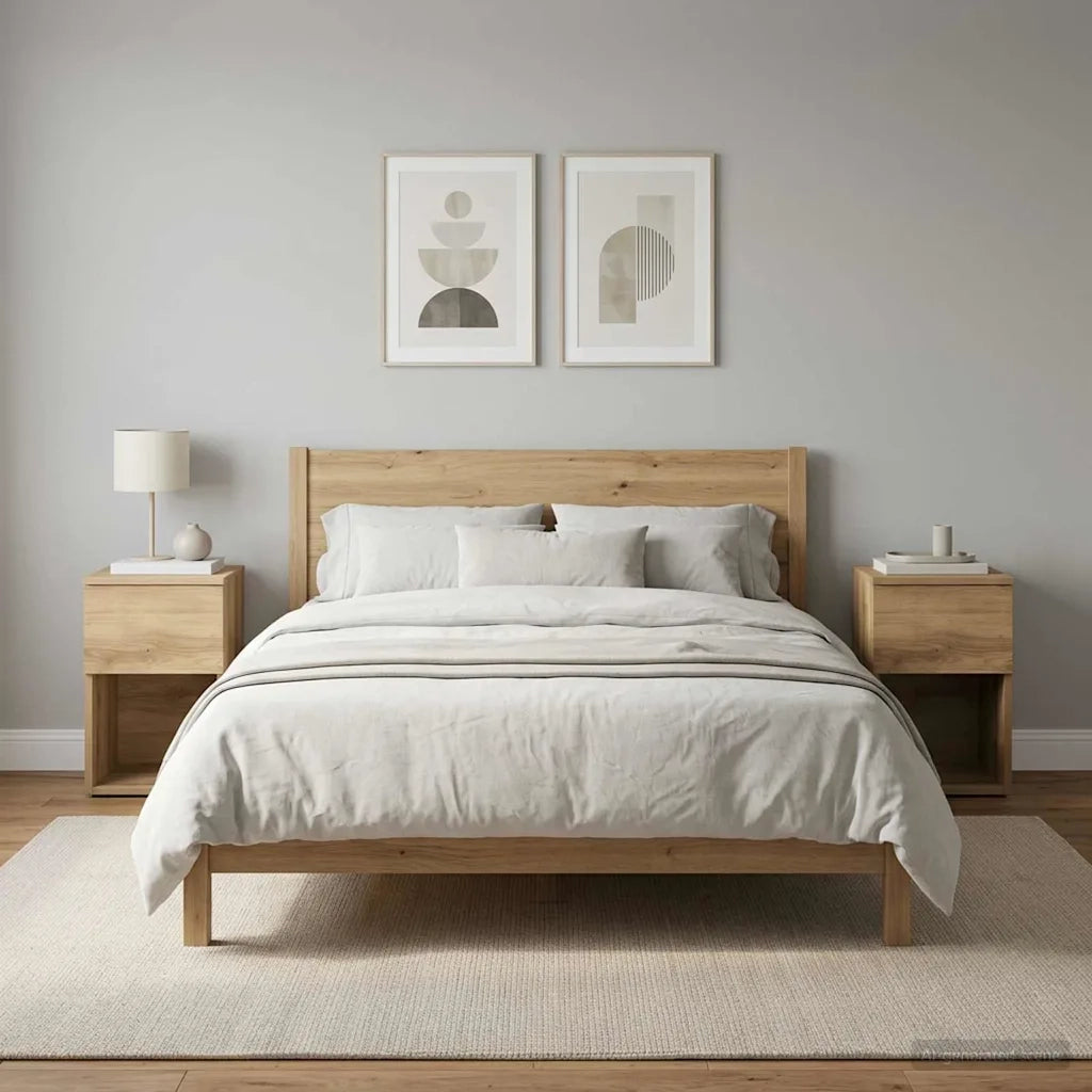 Armadietto per letto 2 pcs Rovere Artigianale 29 x 31,5 x 49 cm