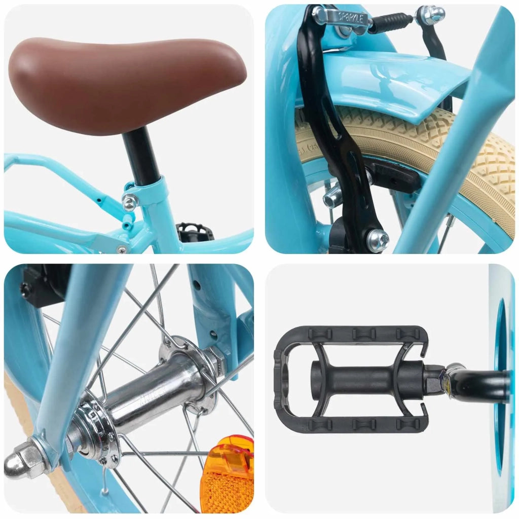 Bicicletta per Bambini 14 Pollici per bambini da 3 a 5 anni
