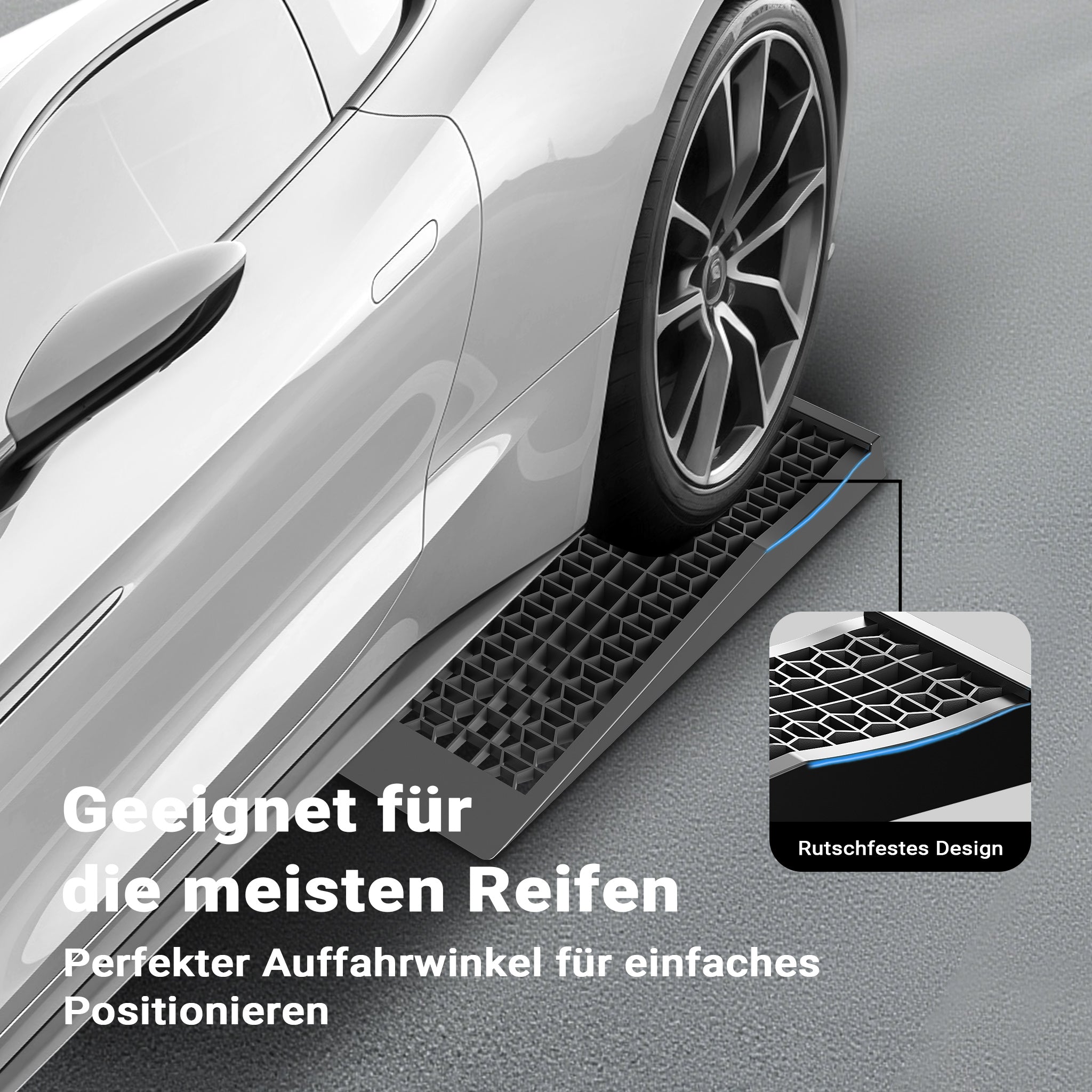 Cunei per camper auto 2 pz. max 3 t Rampa di livellamento piatta in plastica