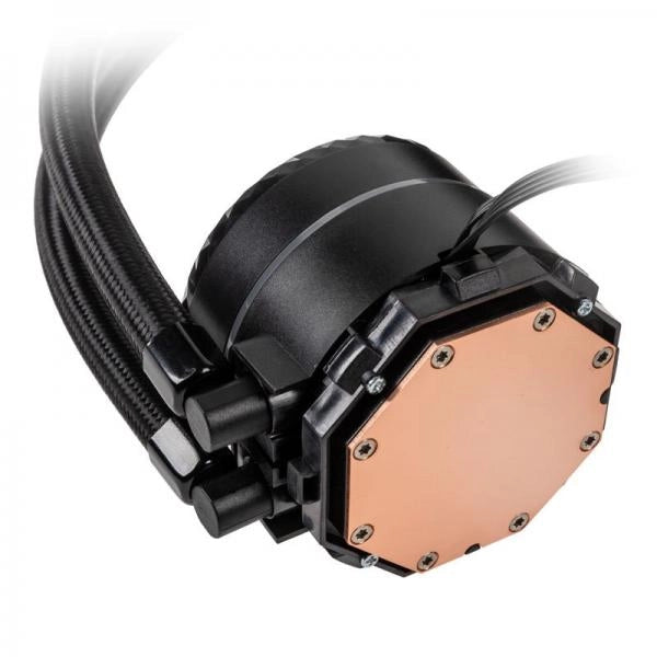 Kolink Umbra Void 360 ARGB e' un dissipatore a liquido con un radiatore da 360mm.