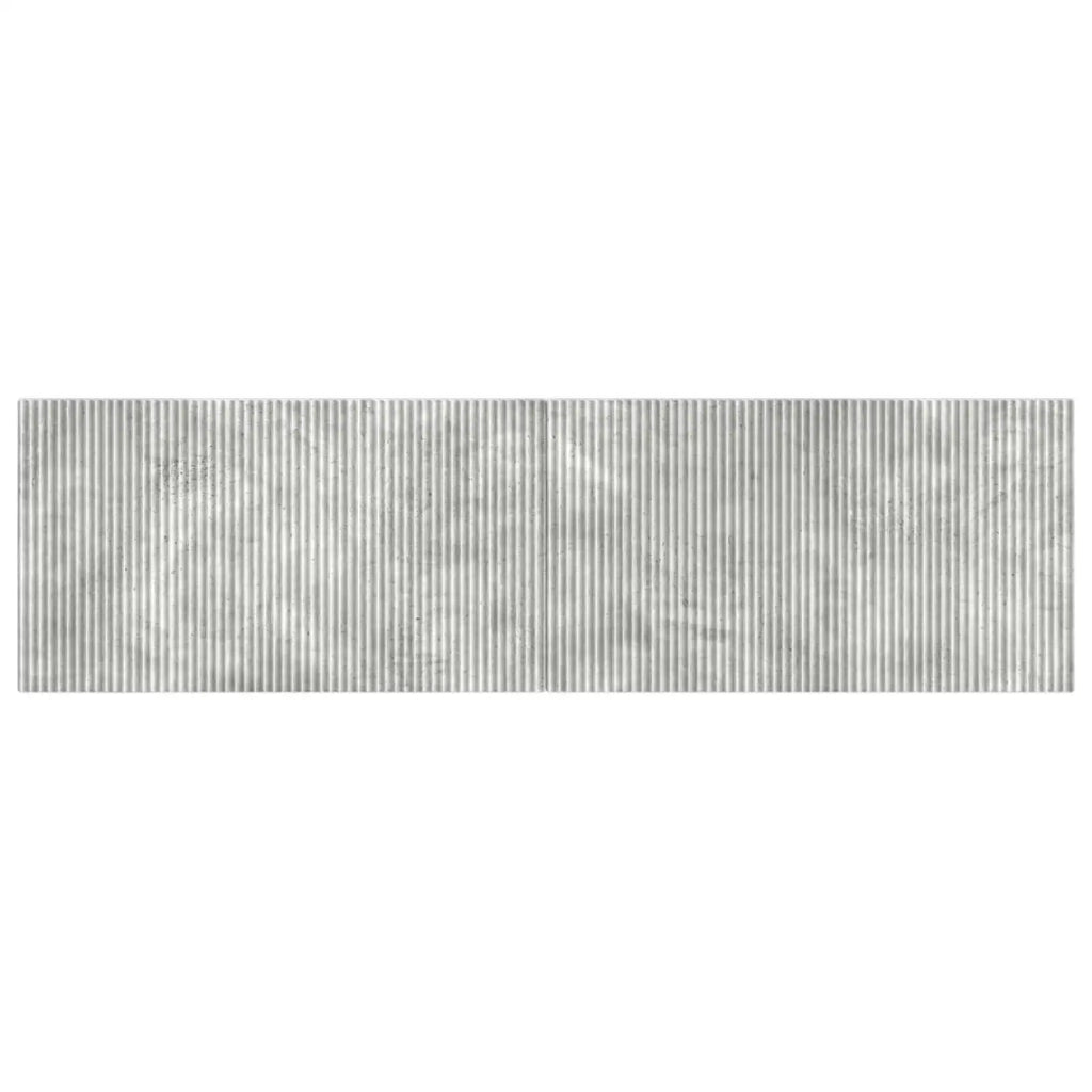 Testiera da Muro ARNHEM Grigio Cemento Legno ingegnerizzato 896718