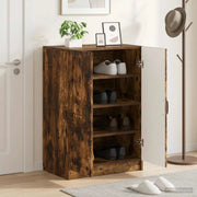 Mobile per scarpe UTRECHT 59,5 x 39,5 x 87 cm Rovere Fumo 897750