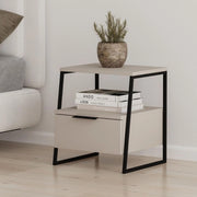 Comodino cashmere Pal 45x41x50 cm – Stile Moderno e Funzionalità in un Design Raffinato