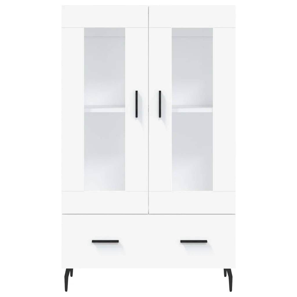 Buffet credenza cassettiera mobiletto mobile contenitore organizer cucina soggiorno salotto alto 69,5 x 31 x 115 cm legno ingegnerizzato bianco 02_0032492