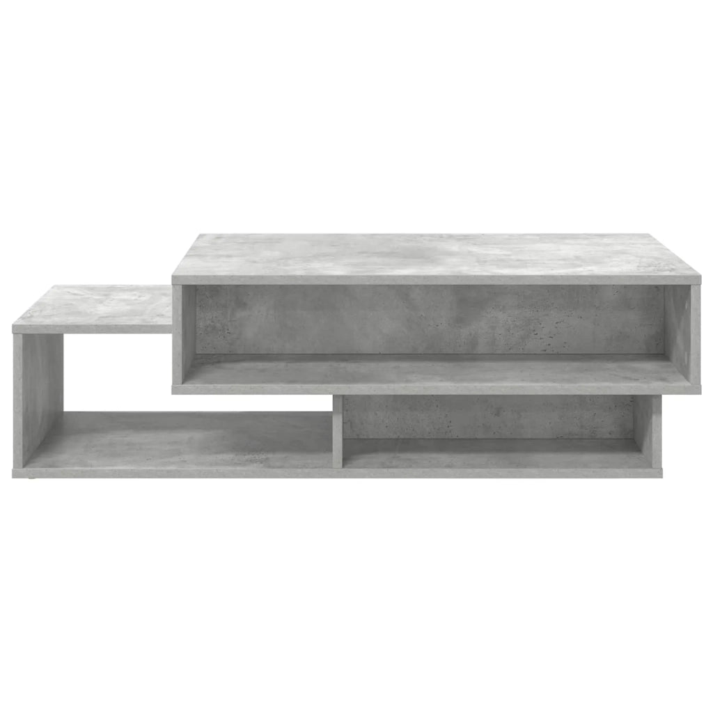 Tavolino da salotto Grigio cemento 105 x 50 x 32,5 cm 8000207