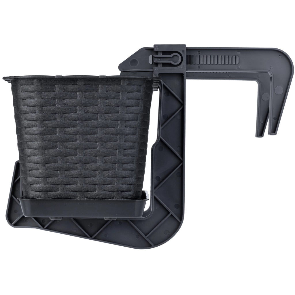 Fioriera da balcone KADAX con supporto, 40 cm + manici