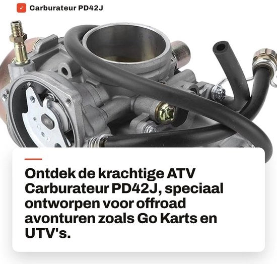 Carburatore 62,2mm per ATV/UTV - Alluminio - Installazione semplice - Alta affidabilità - Buona sostituzione