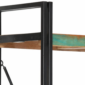 Libreria a 5 Ripiani 140x30x180 cm in Massello di Recupero cod mxl 33757